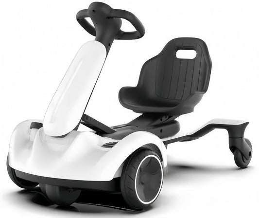 Remote Control Drift Kart for Kids - Electric 4-Wheel Ride-On Car with Rechargeable Battery & LED Lights